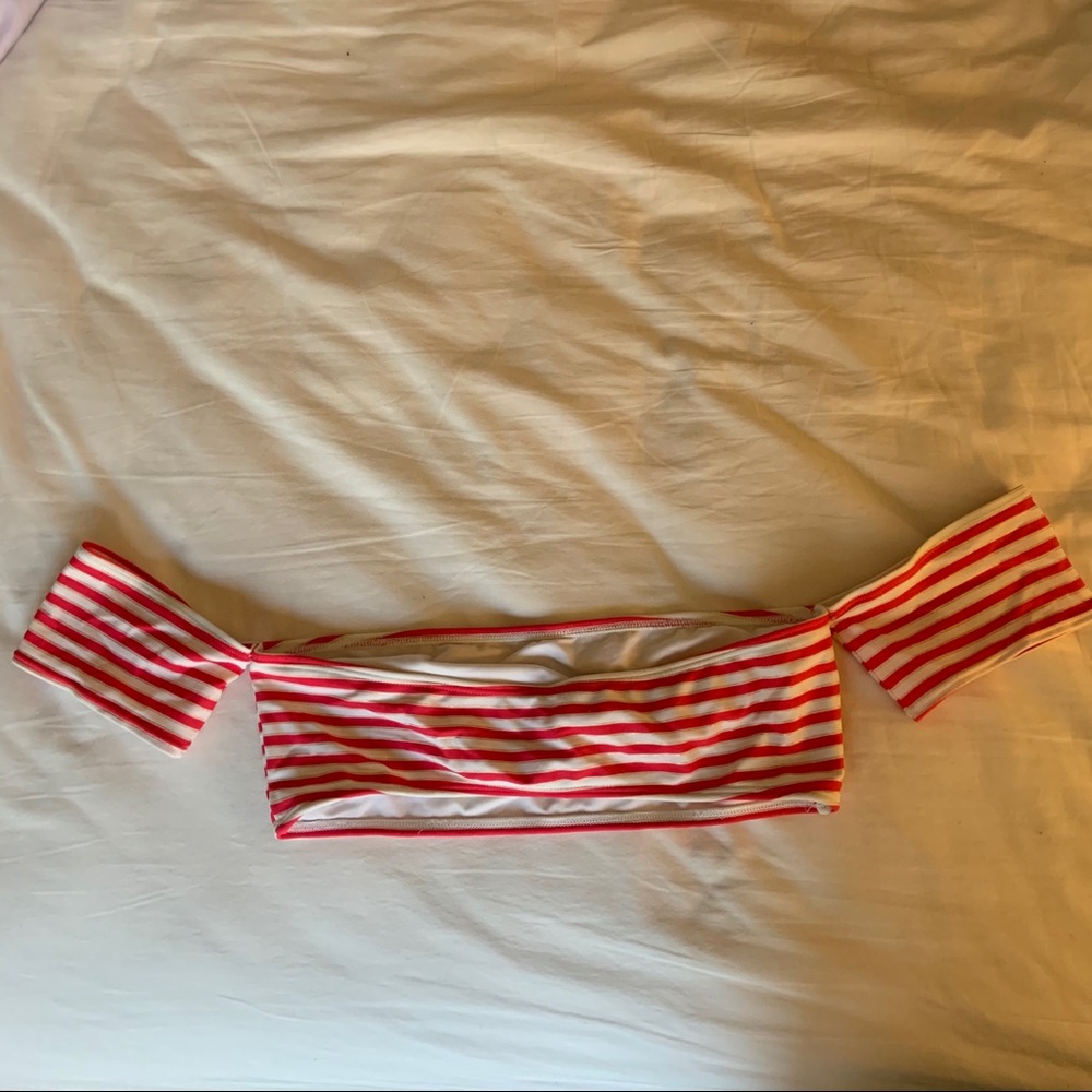 Off the shoulder swimsuit top